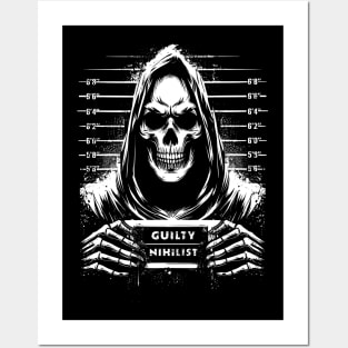 Grim Reaper Mugshot Posters and Art